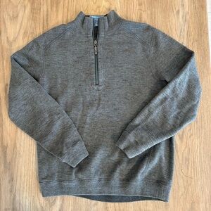Tommy Bahama Charcoal Zip-Up Sweater